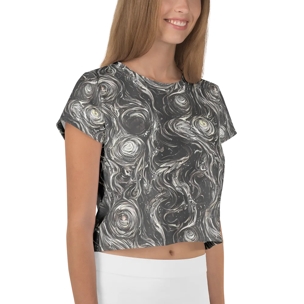 Inkstone Spiral on Crop Tee — Right