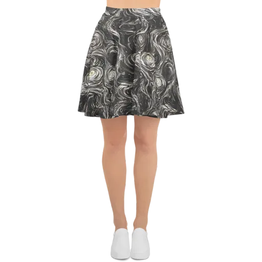 Inkstone Spiral on a Skater Skirt