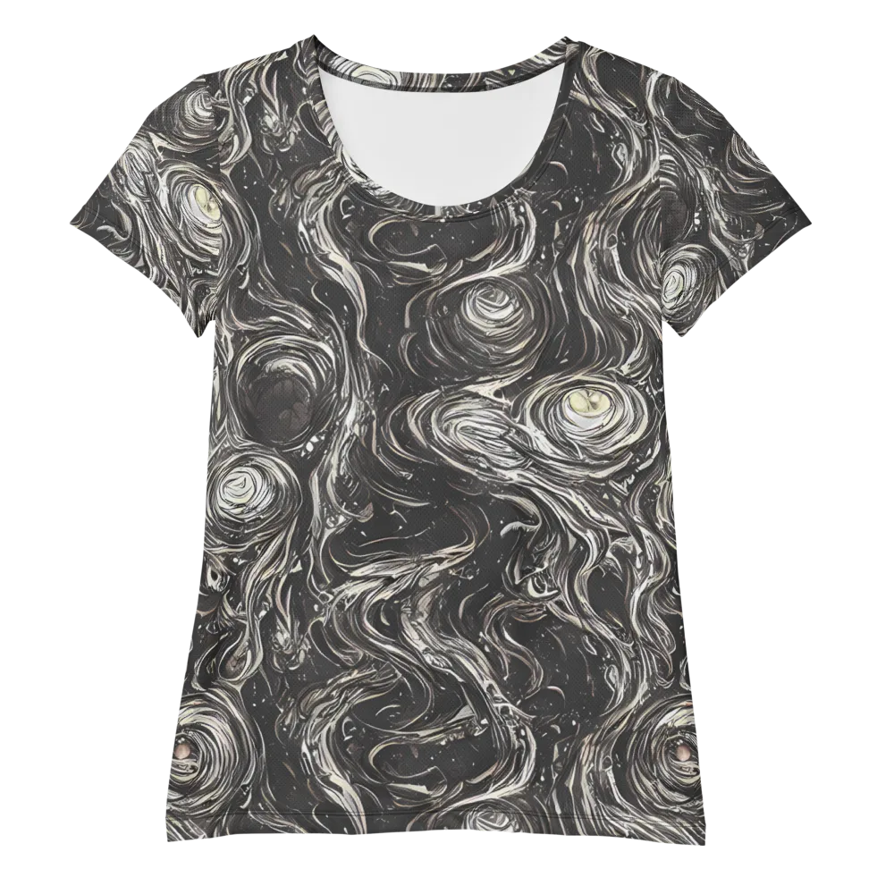 Inkstone Spiral on Women's Athletic T-Shirt — Front