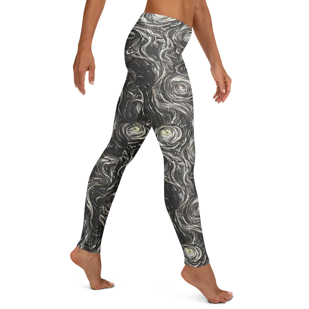 Inkstone Spiral on Leggings — Right