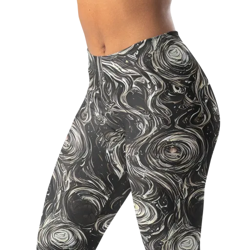 Inkstone Spiral on a Leggings