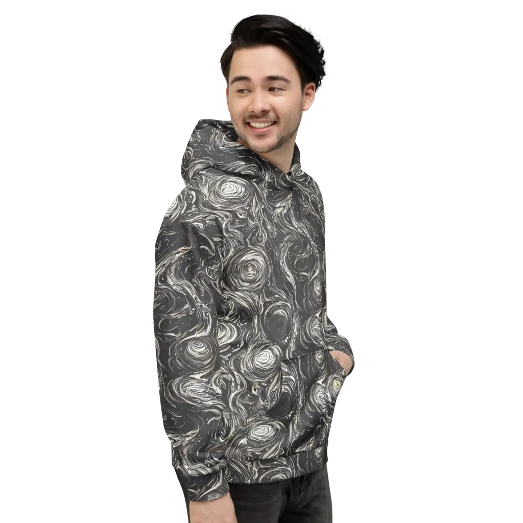 Inkstone Spiral on Hoodie — Right