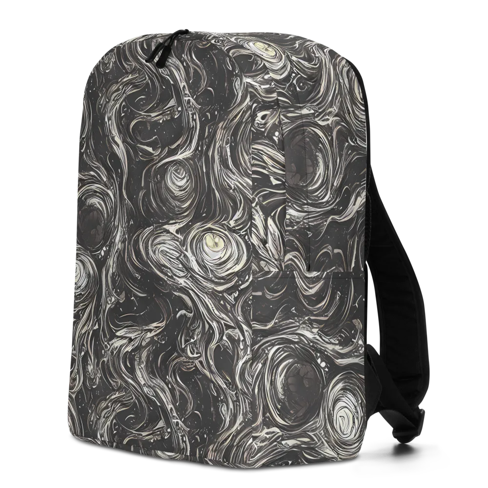 Inkstone Spiral on Minimalist Backpack — Left