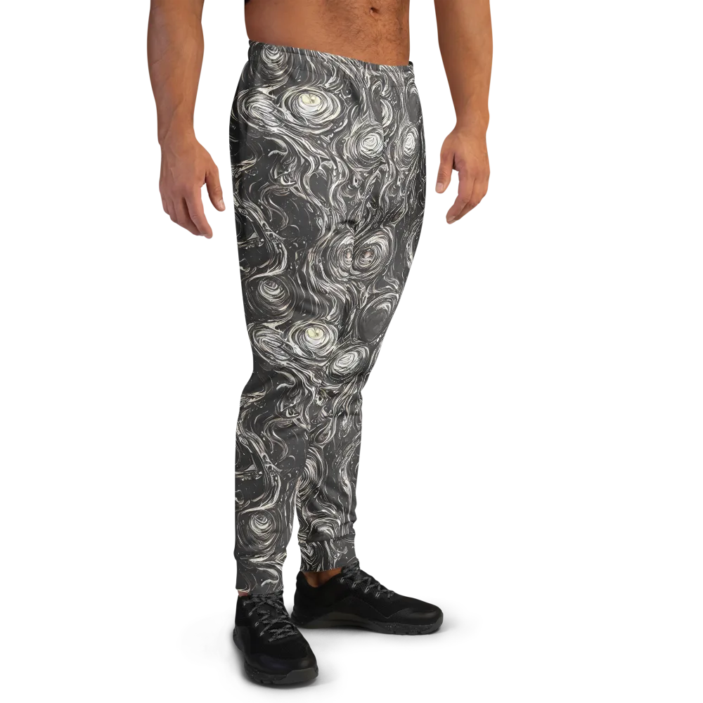 Inkstone Spiral on Men's Joggers — Right