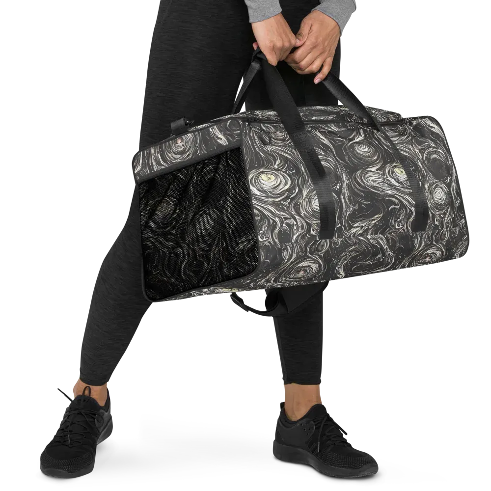 Inkstone Spiral on Duffle Bag — Right Front