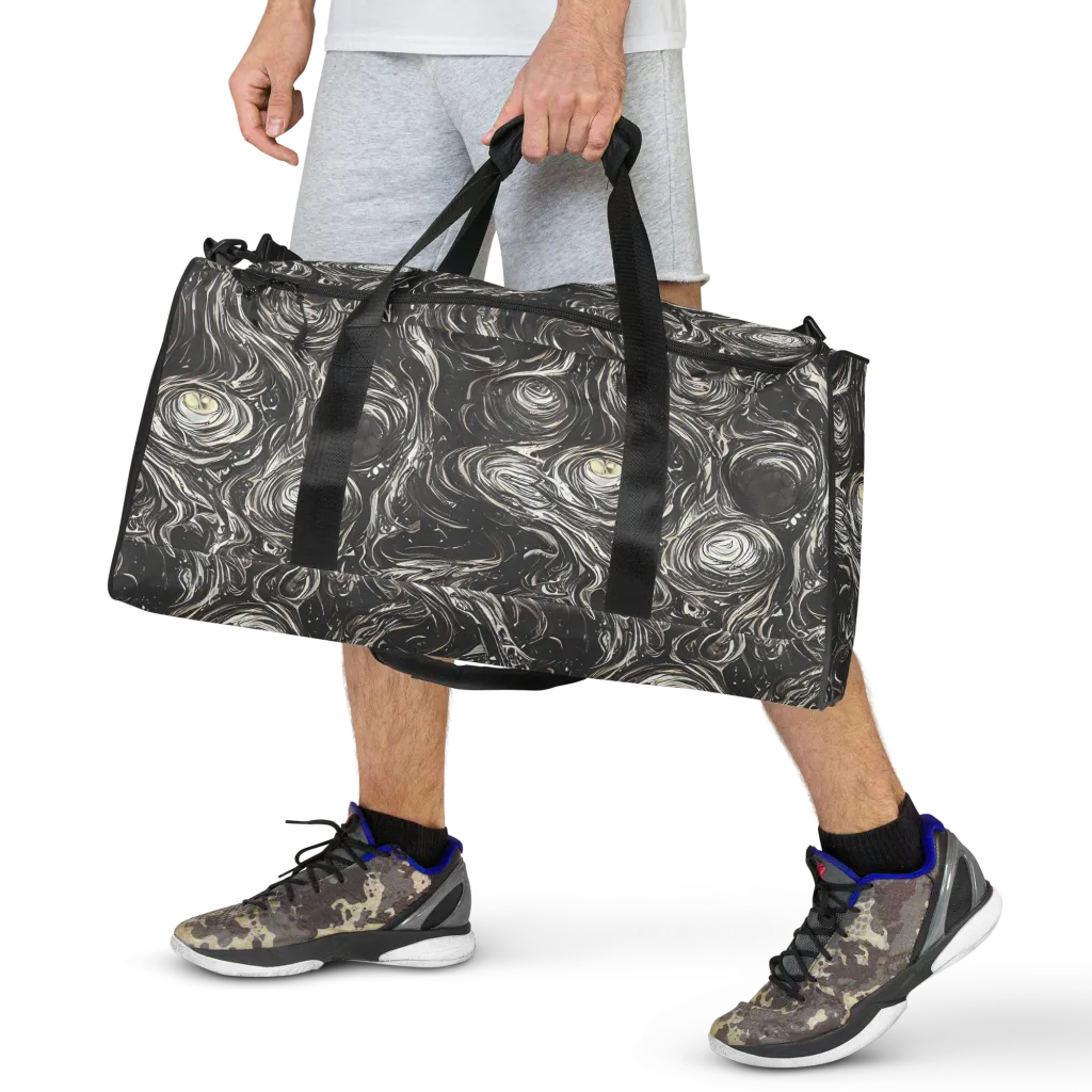 Inkstone Spiral on Duffle Bag — Front