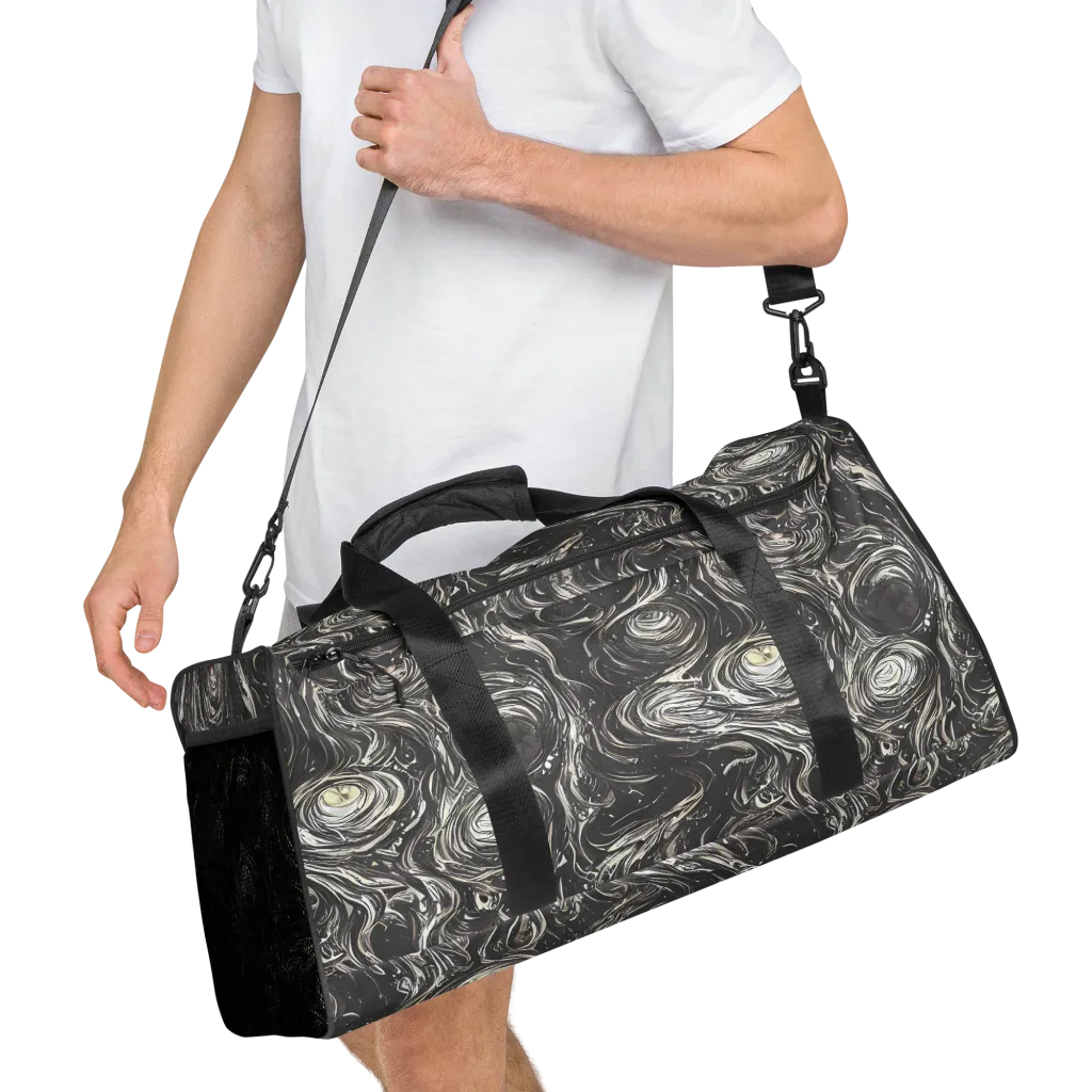 Inkstone Spiral on Duffle Bag — Right Front