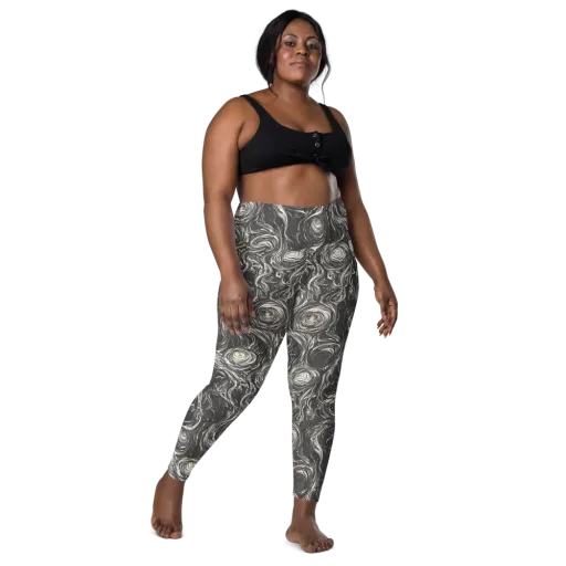 Inkstone Spiral on a Leggings with Pockets