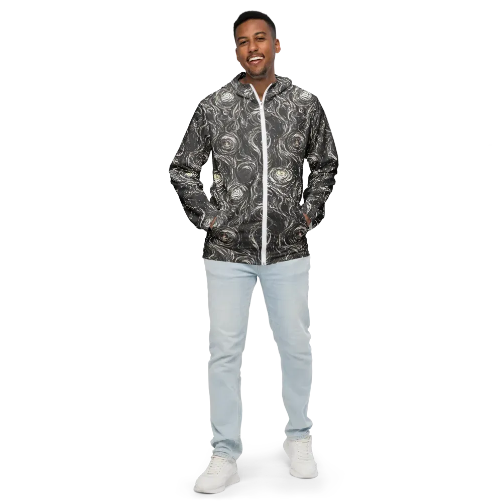 Inkstone Spiral on Men's Windbreaker — Front
