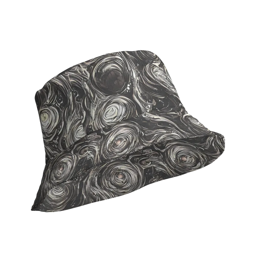 Inkstone Spiral on Reversible Bucket Hat — Product details Outside