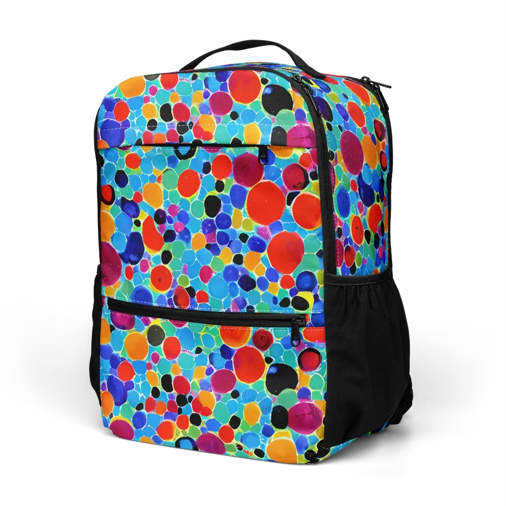Prismatic Pebbles on Utility Backpack — Left Front