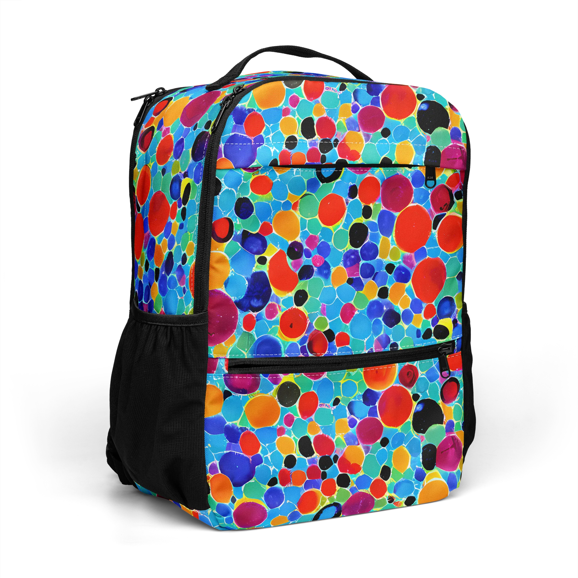Prismatic Pebbles on Utility Backpack — Right Front
