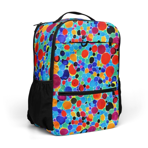 Prismatic Pebbles on a Utility Backpack
