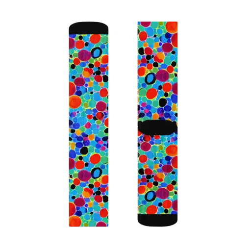 Prismatic Pebbles on a Socks