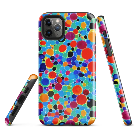 Prismatic Pebbles on a Tough Case for iPhone®