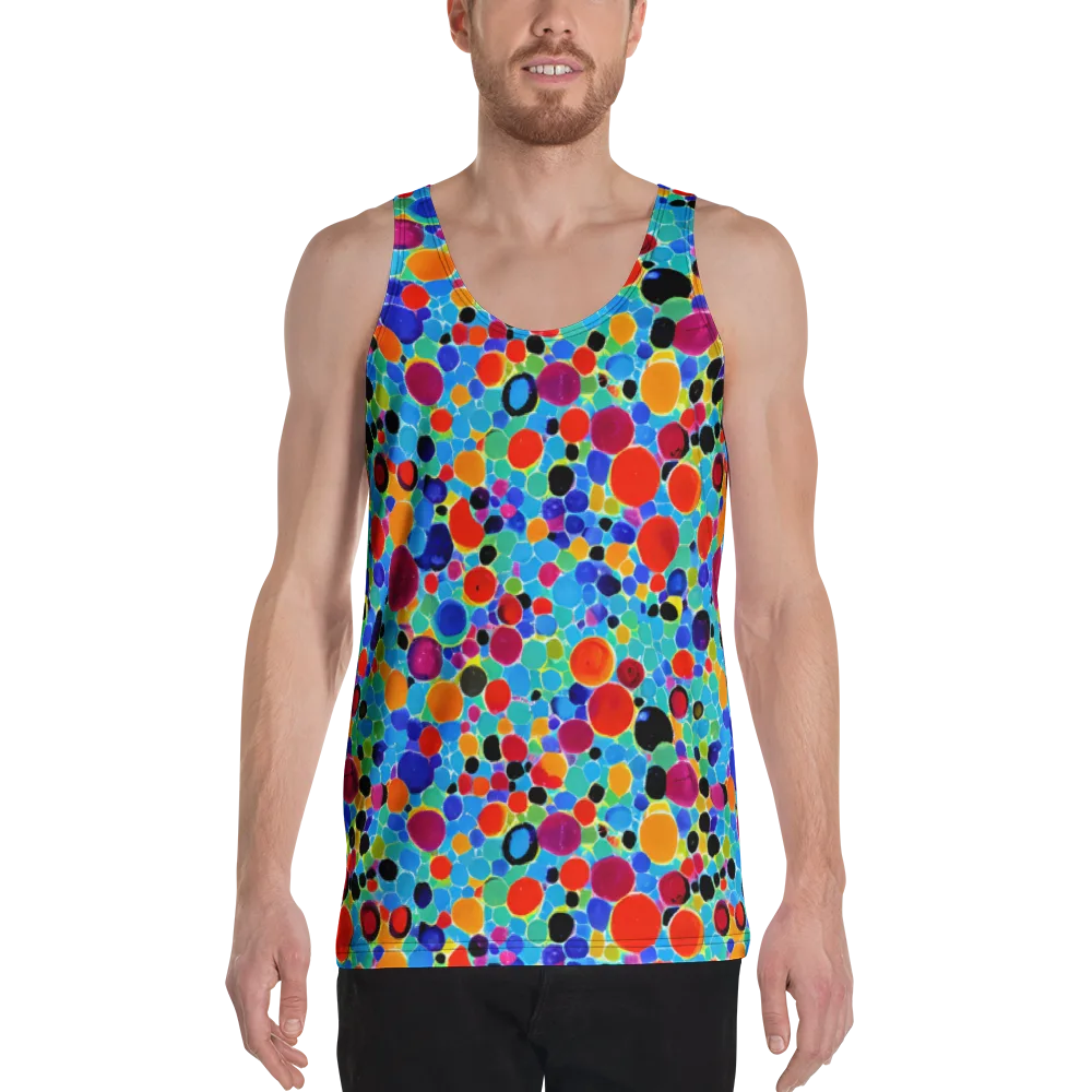 Prismatic Pebbles on Men's Tank Top — Front