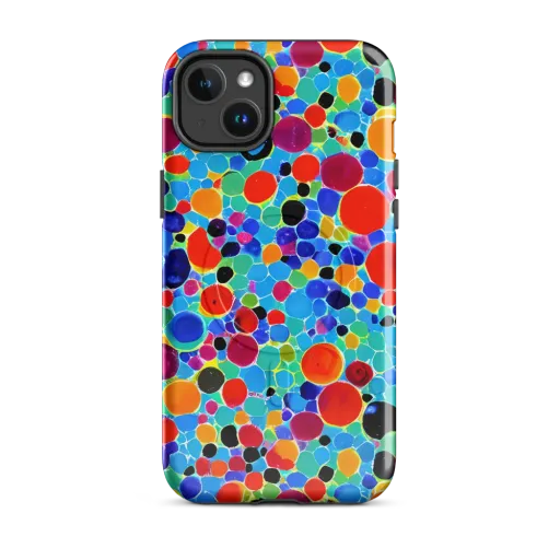 Prismatic Pebbles on a MagSafe Tough Case for iPhone®