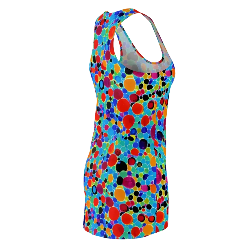 Prismatic Pebbles on Racerback Dress — Back Side