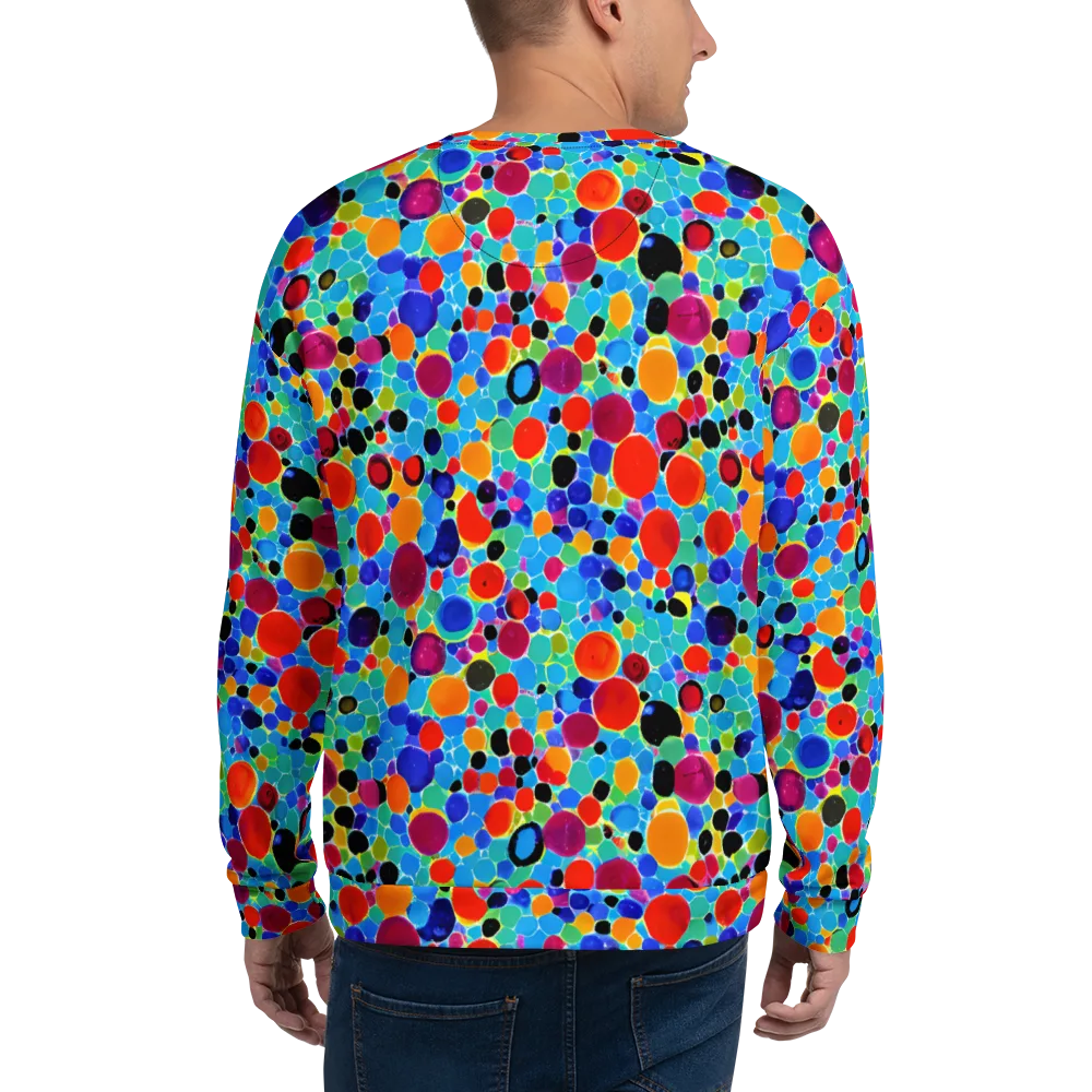 Prismatic Pebbles on Sweatshirt — Back