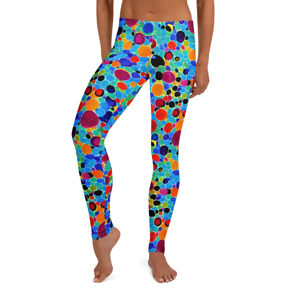 Prismatic Pebbles on Leggings — Front
