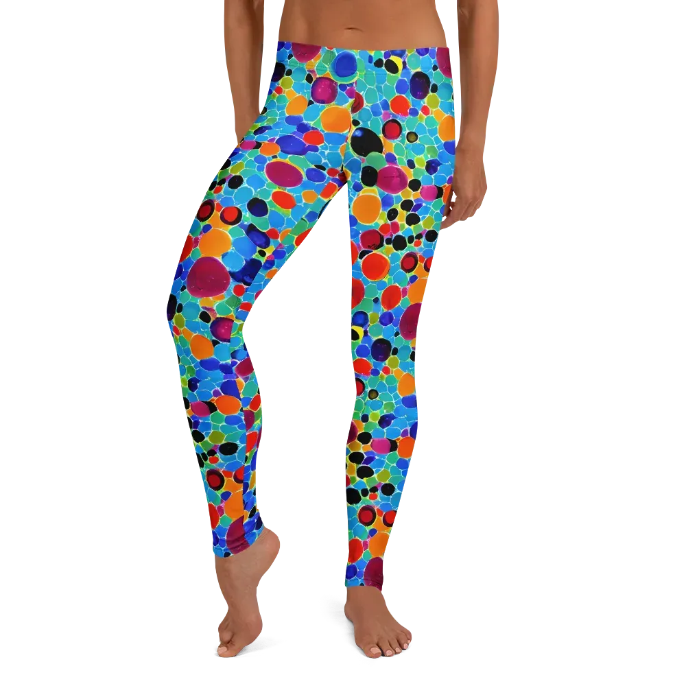 Prismatic Pebbles on Leggings — Front