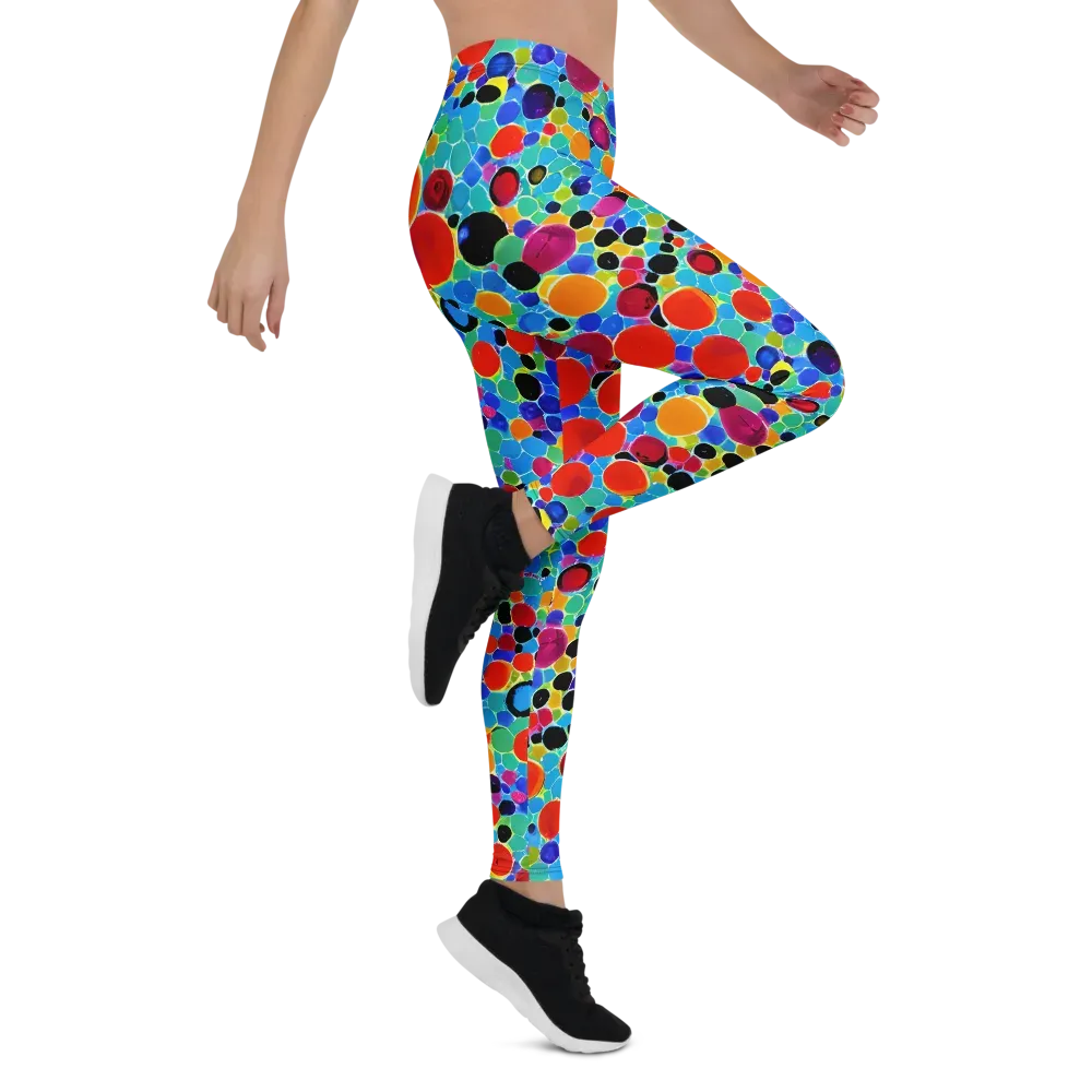Prismatic Pebbles on Leggings — Right
