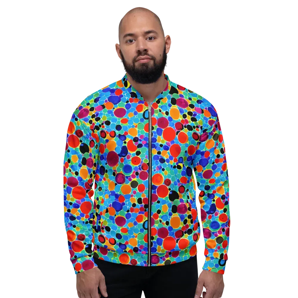 Prismatic Pebbles on Bomber Jacket — Front