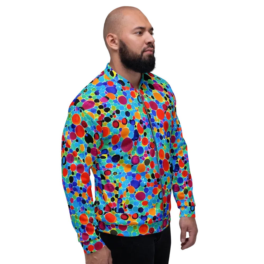 Prismatic Pebbles on Bomber Jacket — Right