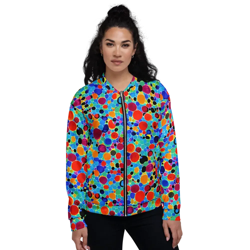 Prismatic Pebbles on Bomber Jacket — Front