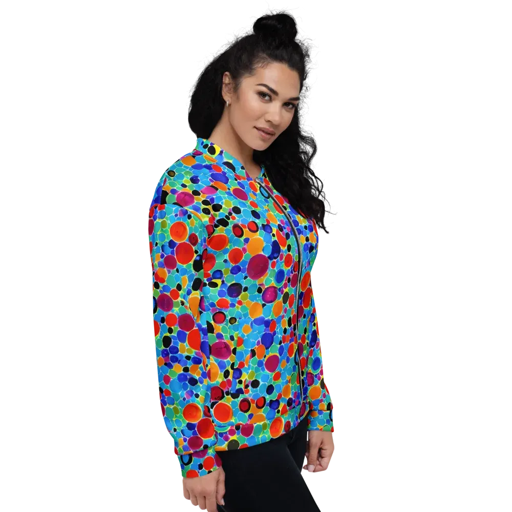 Prismatic Pebbles on Bomber Jacket — Right
