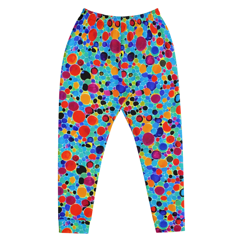 Prismatic Pebbles on Men's Joggers — Front
