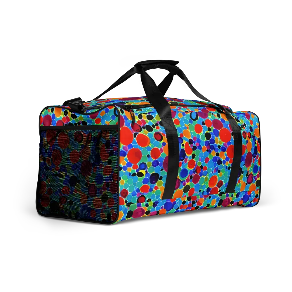 Prismatic Pebbles on Duffle Bag — Right Front