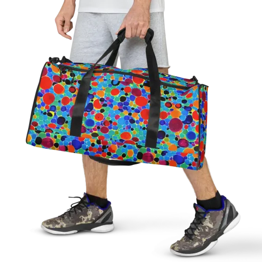 Prismatic Pebbles on a Duffle Bag