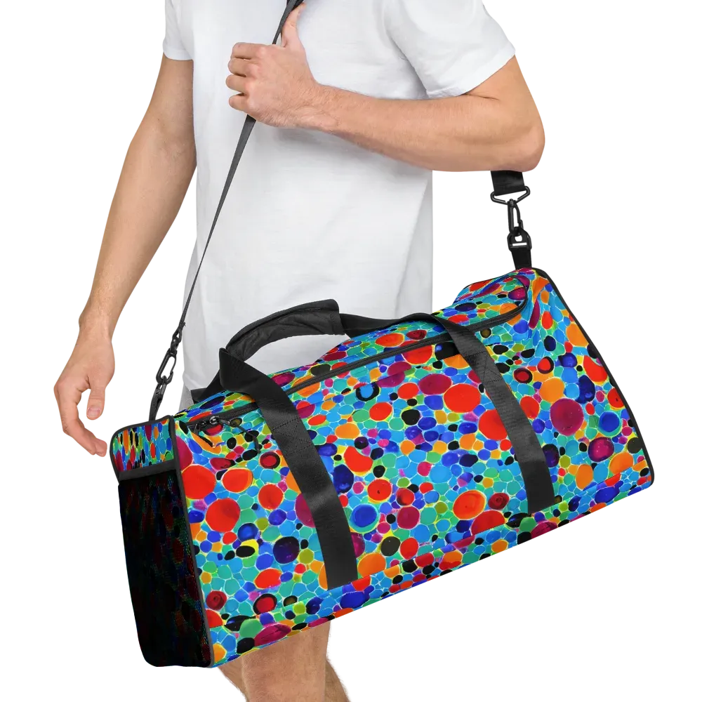 Prismatic Pebbles on Duffle Bag — Right Front