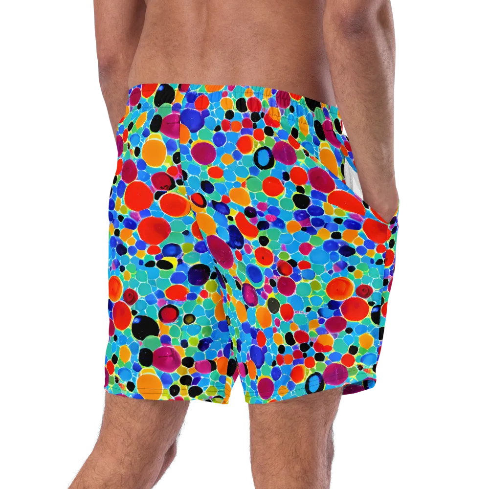 Prismatic Pebbles on Swim Trunks — Right Back