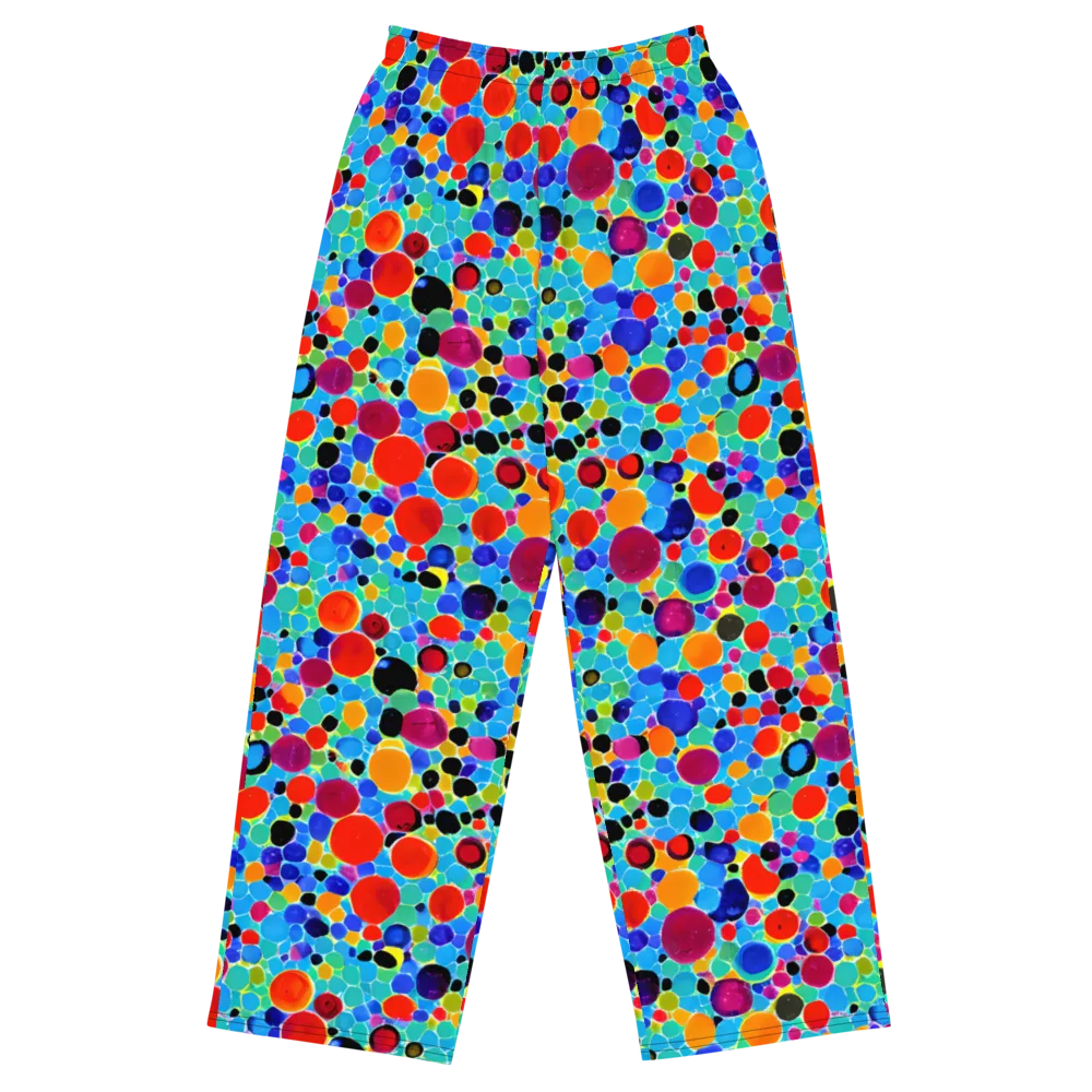 Prismatic Pebbles on Wide-Leg Pants — Front