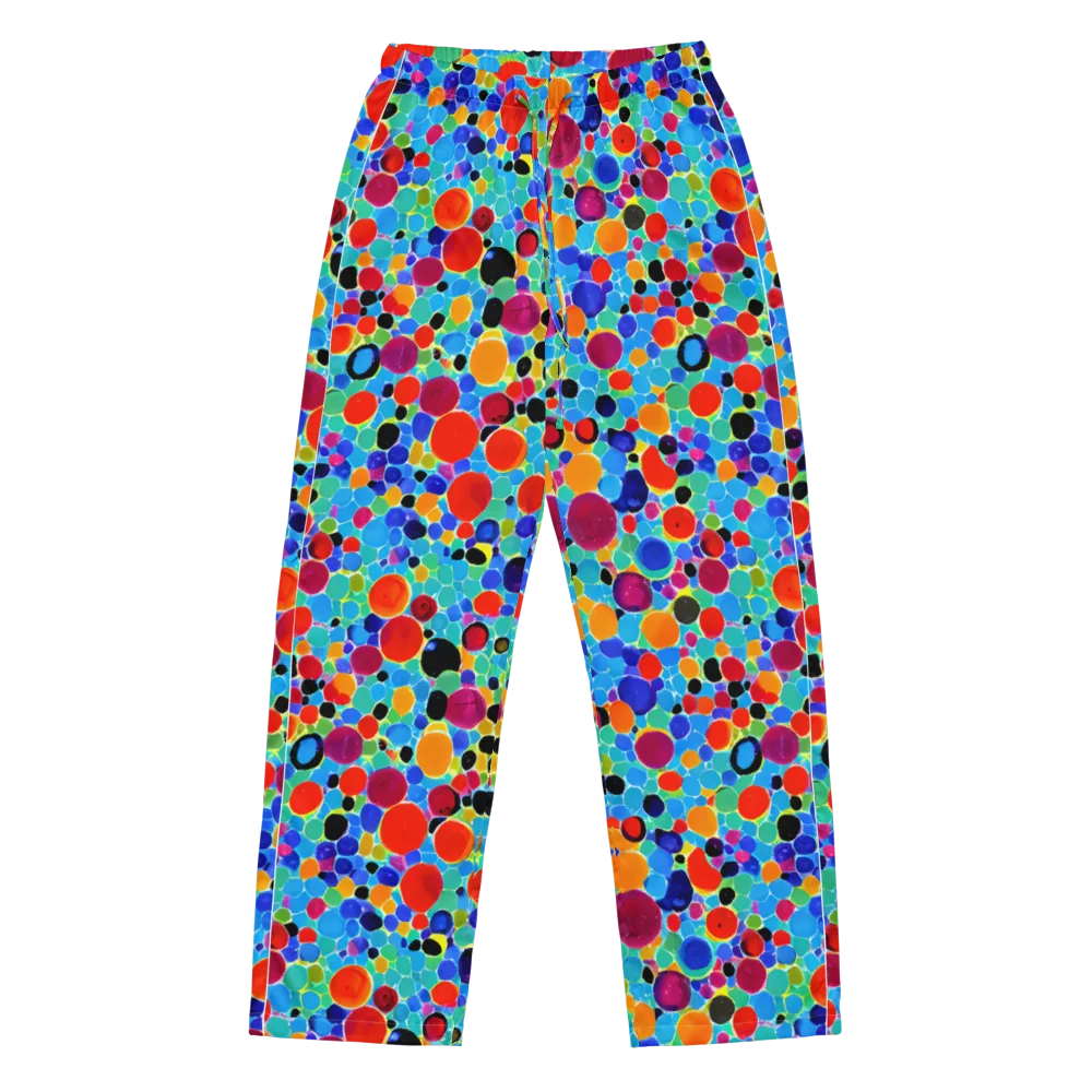 Prismatic Pebbles on Women's Pajama Pants — Front