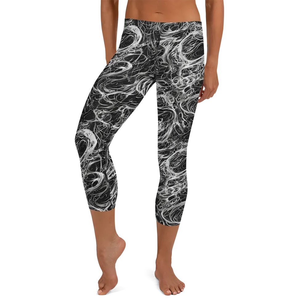 Obsidian Tide on Capri Leggings — Front