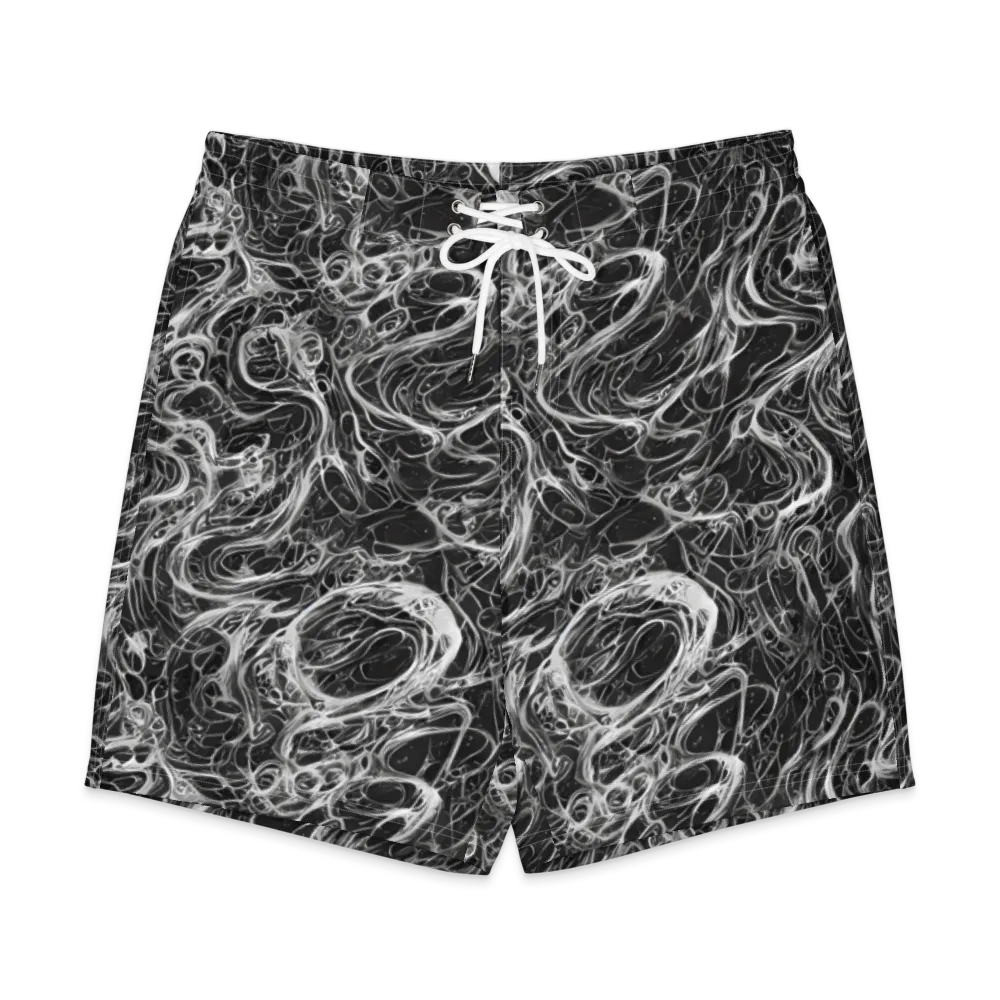 Obsidian Tide on Men's Board Shorts — Front