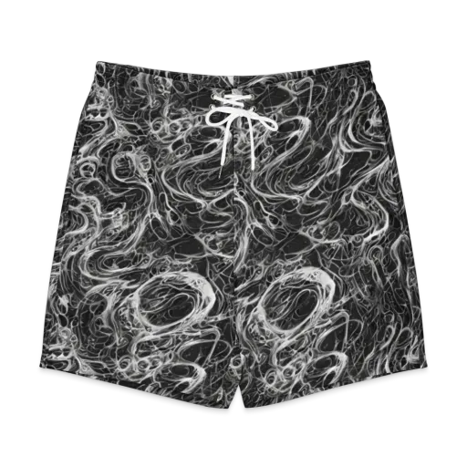 Obsidian Tide on a Men's Board Shorts