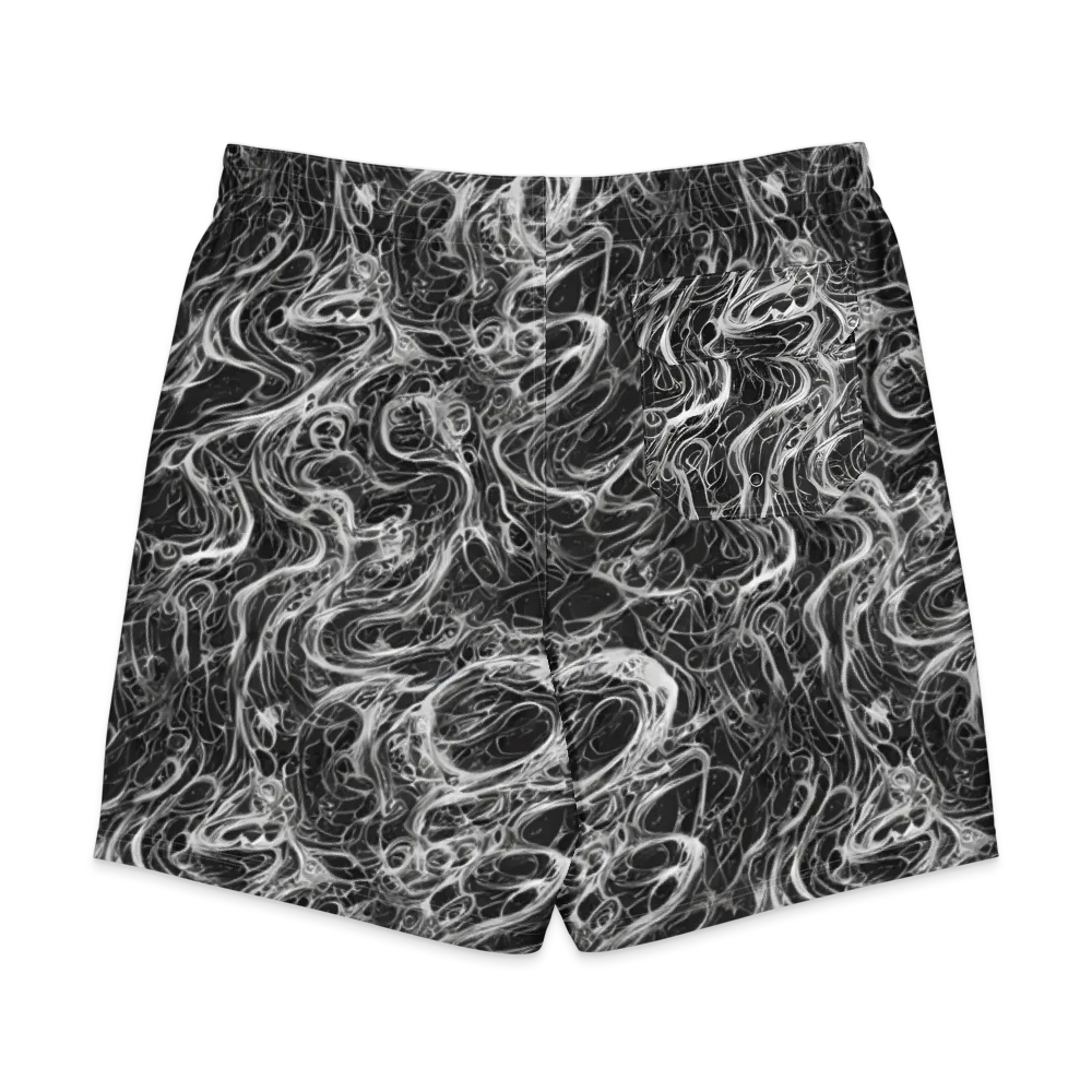 Obsidian Tide on Men's Board Shorts — Back