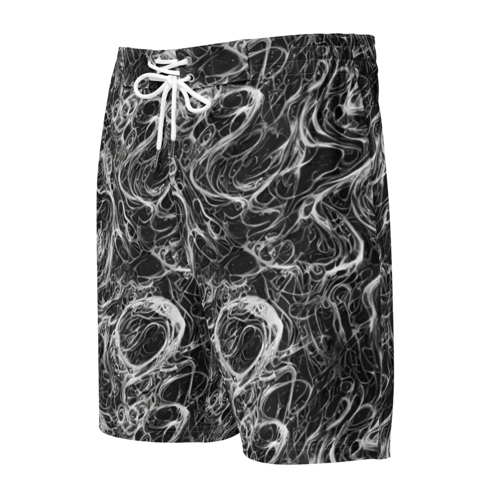 Obsidian Tide on Men's Board Shorts — Front