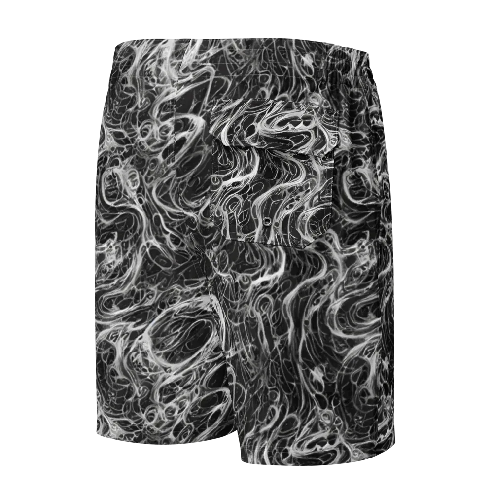 Obsidian Tide on Men's Board Shorts — Back