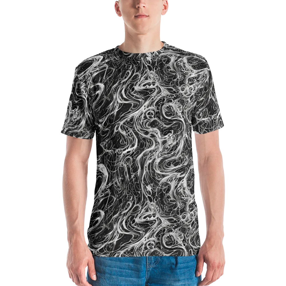 Obsidian Tide on Men's Crew Neck T-Shirt — Front