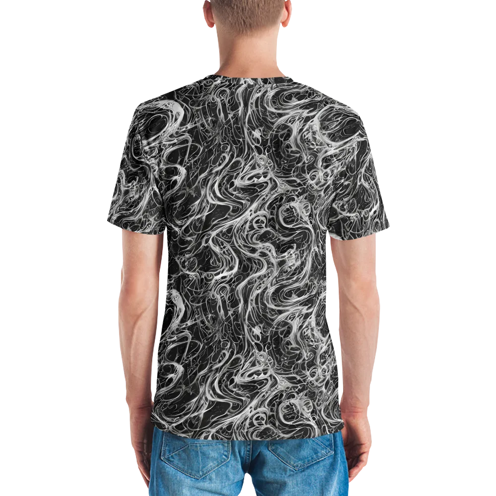 Obsidian Tide on Men's Crew Neck T-Shirt — Back