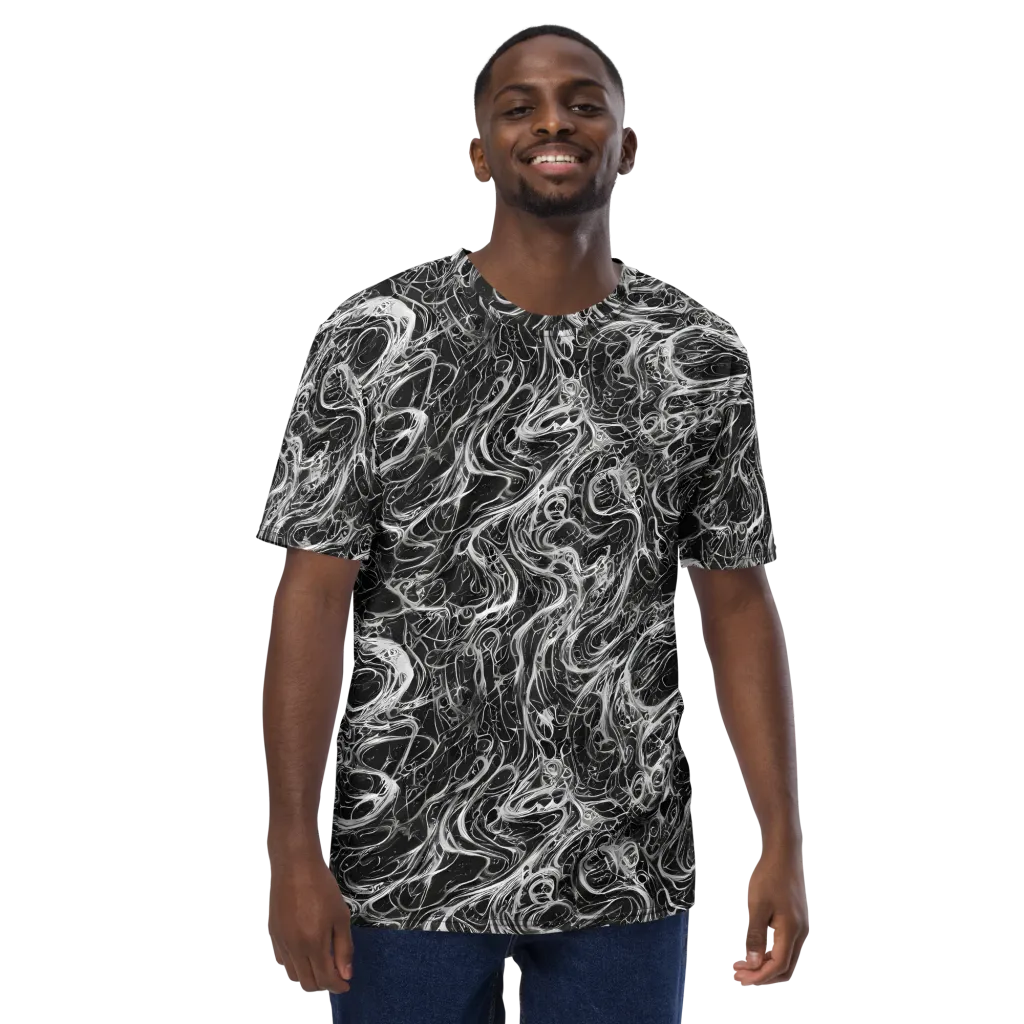 Obsidian Tide on Men's Crew Neck T-Shirt — Front