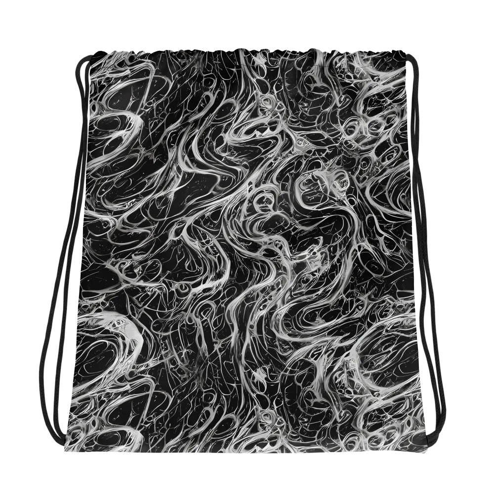 Obsidian Tide on Drawstring Bag — Photo