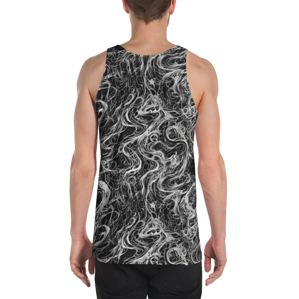 Obsidian Tide on Men's Tank Top — Back