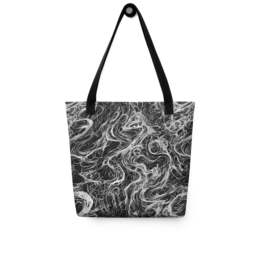 Obsidian Tide on Tote Bag — Front