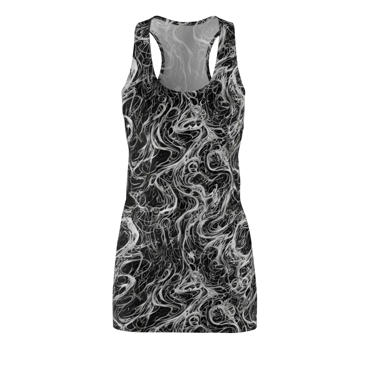 Obsidian Tide on Racerback Dress — Front